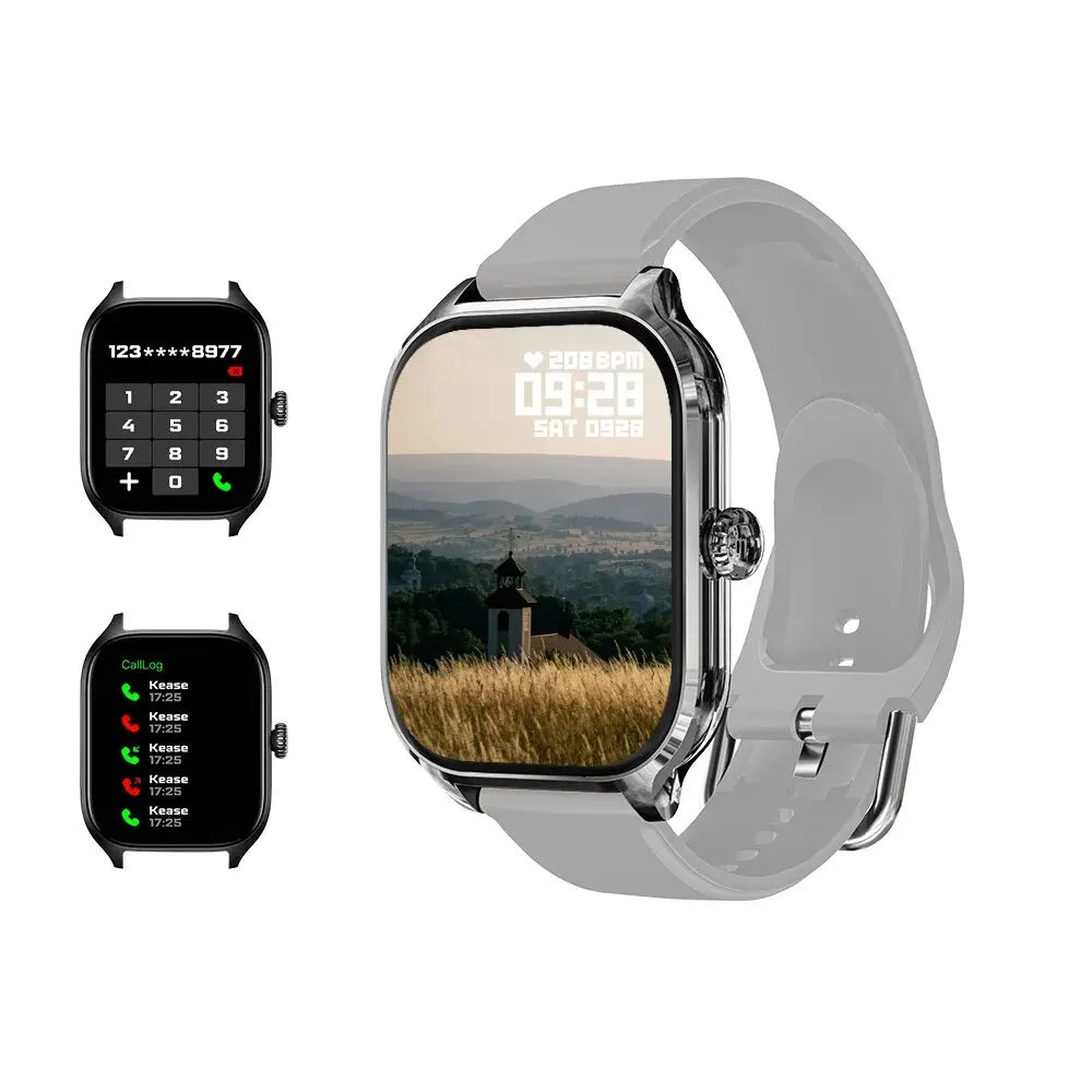 LAXASFIT H9 Smart Watch Dialing Answering Calls Exercise Tracking Heart Rate Sleep Monitor Bluetooth Smartwatch Man Woman Gift
