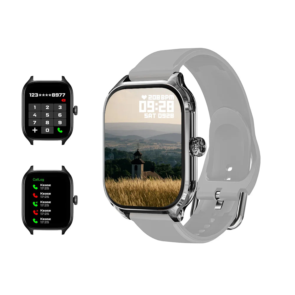 LAXASFIT H9 Smart Watch Dialing Answering Calls Exercise Tracking Heart Rate Sleep Monitor Bluetooth Smartwatch Man Woman Gift
