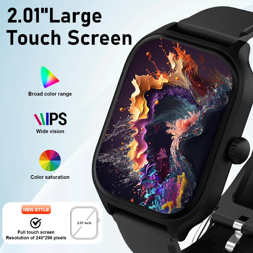 LAXASFIT H9 Smart Watch Dialing Answering Calls Exercise Tracking Heart Rate Sleep Monitor Bluetooth Smartwatch Man Woman Gift